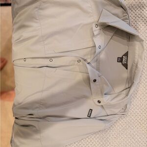 Orvis Light Gray Snap-Front Shirt